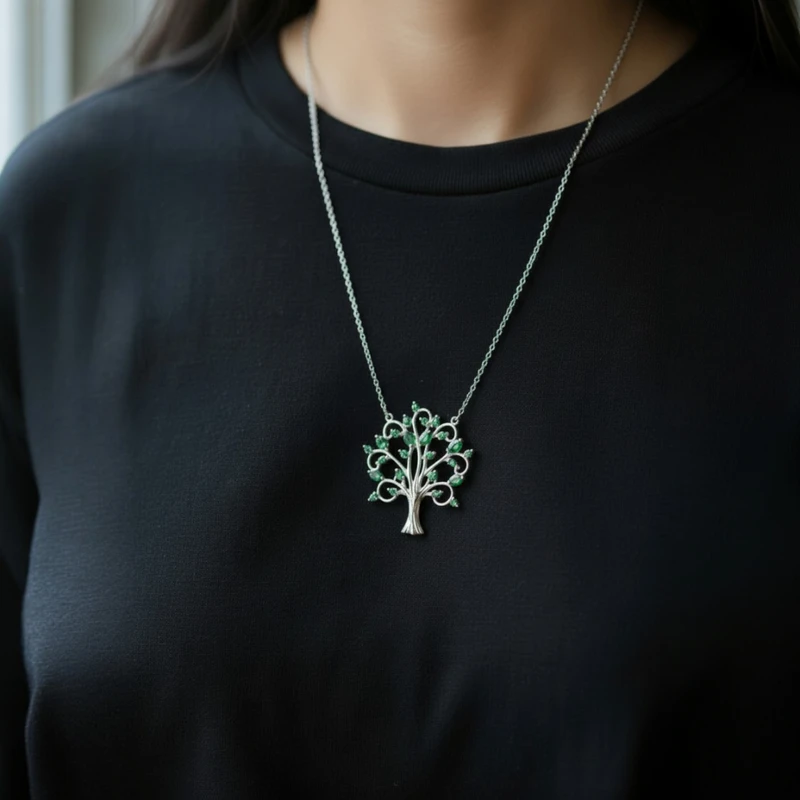 Emerald Roots Pendant Image 2