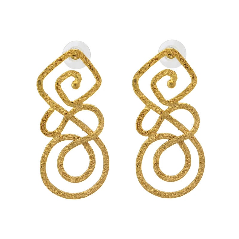 Medusa Swirls Earring Image 1