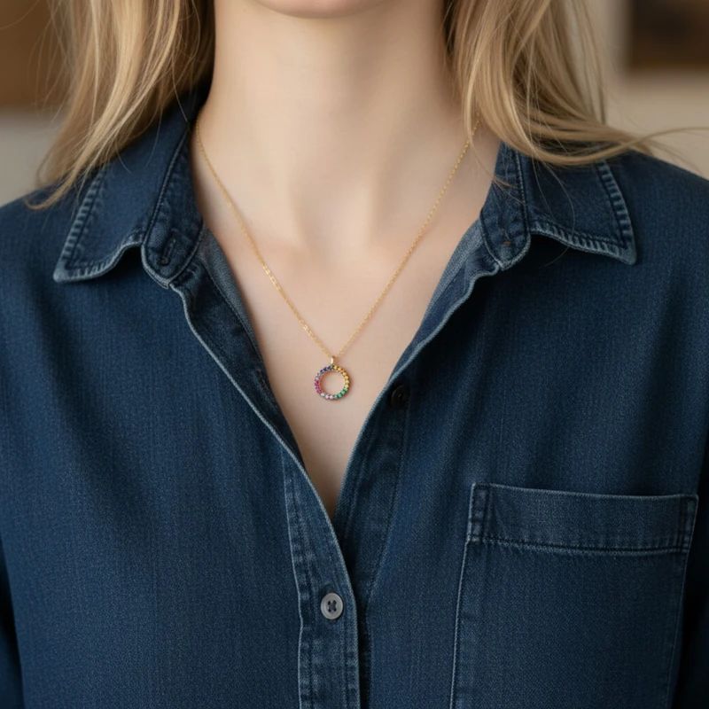 Eternal Rainbow Pendant Image 2