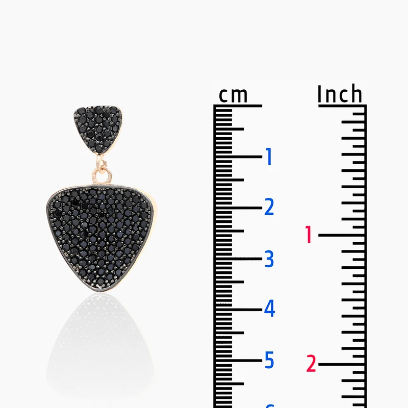 Midnight Glamour Drop Earring