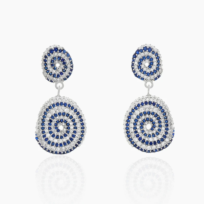 Artistary White And Blue Snail Shell Image 2