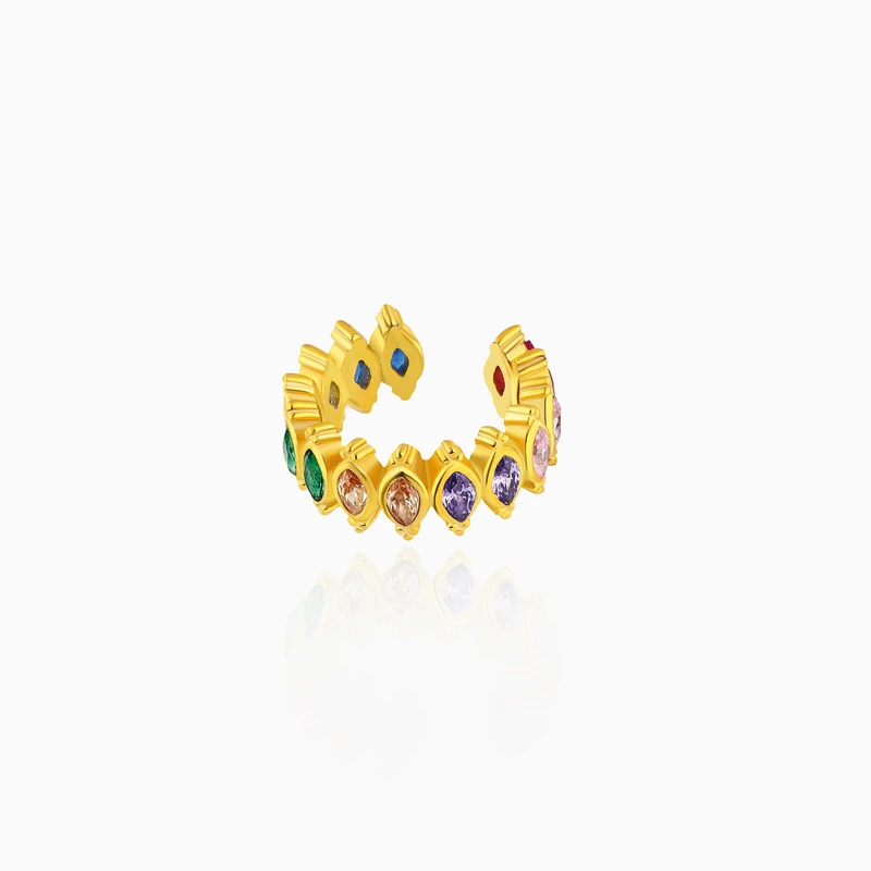 Multicolor Daily Wear Minimal Earcuff Image 2