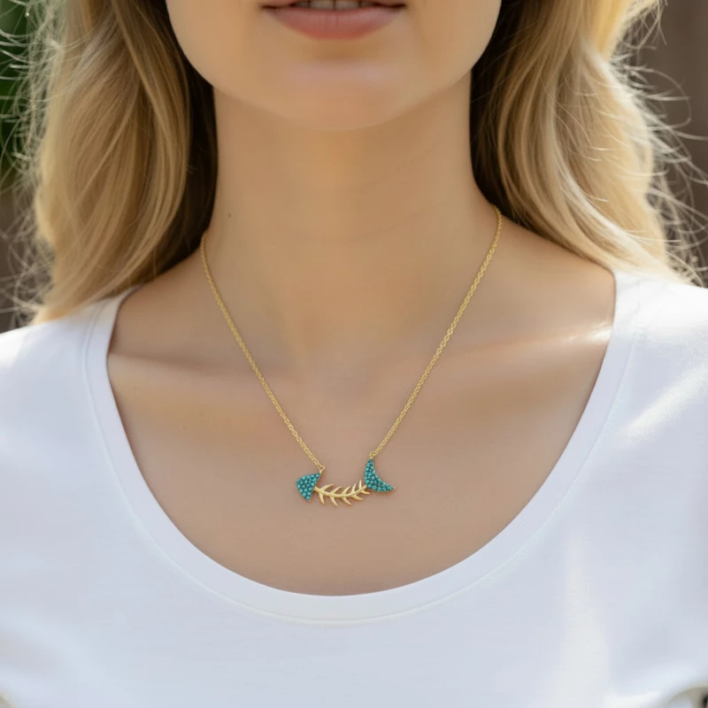 Island Life Turquoise Bone Pendant Image 2