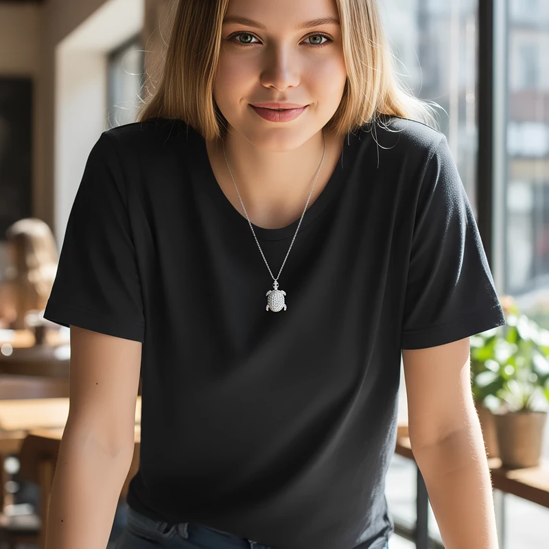 Turtle Pendant Necklace Image 2