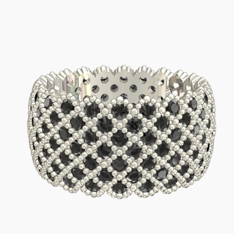 Eternity Full Pave Ring Image 2